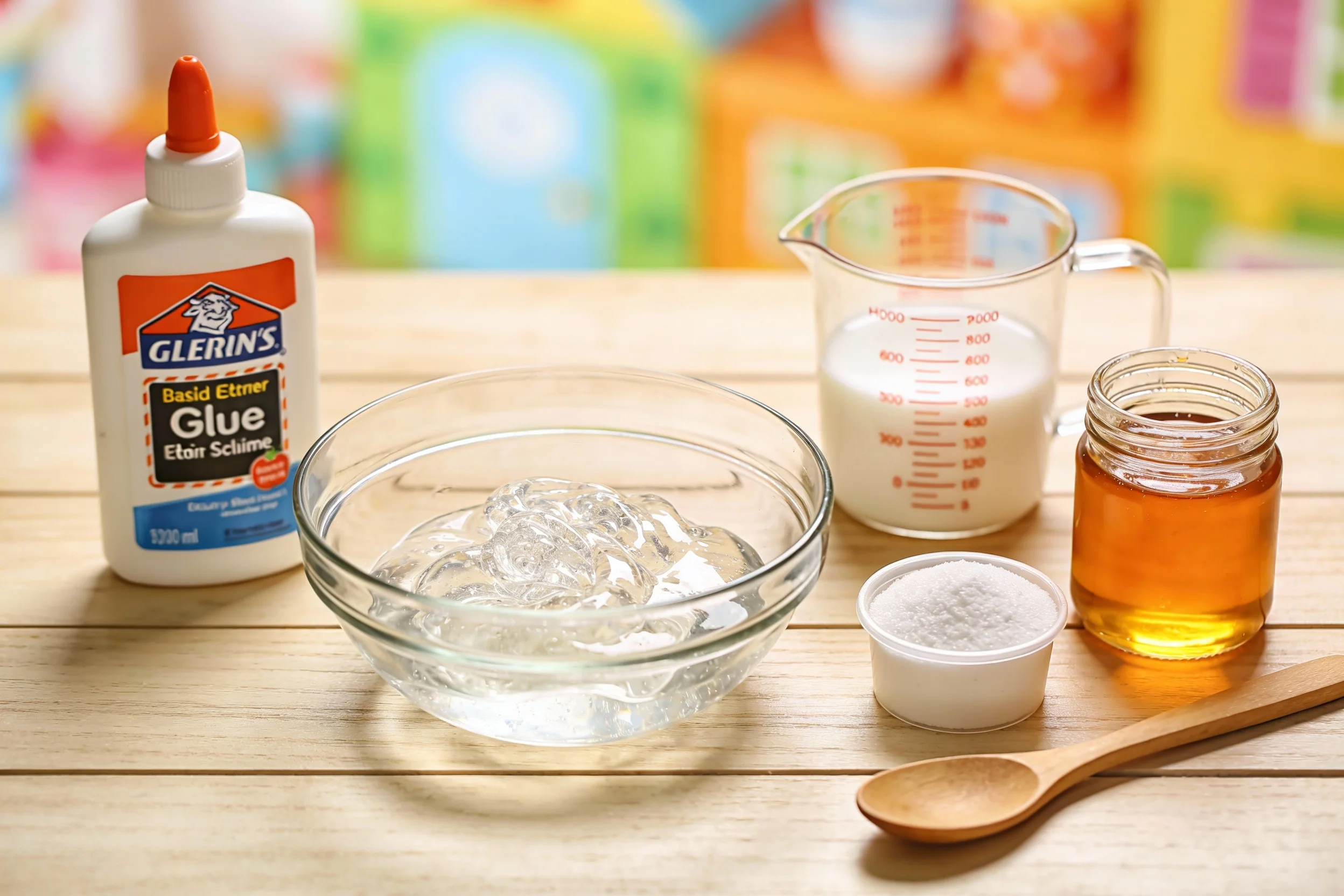 Ingredients for basic edible slime