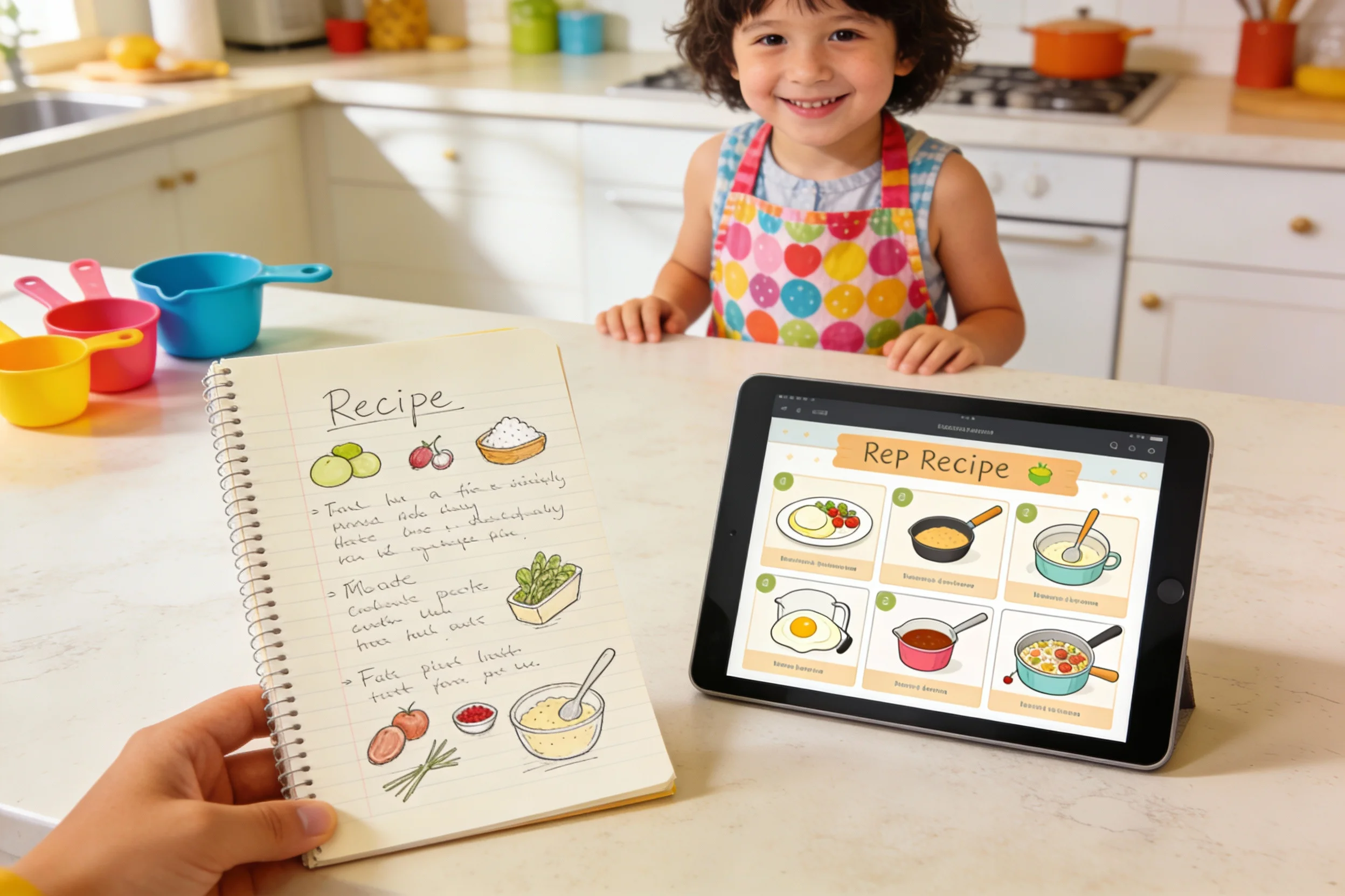 Comparison of traditional and visual recipe benefits