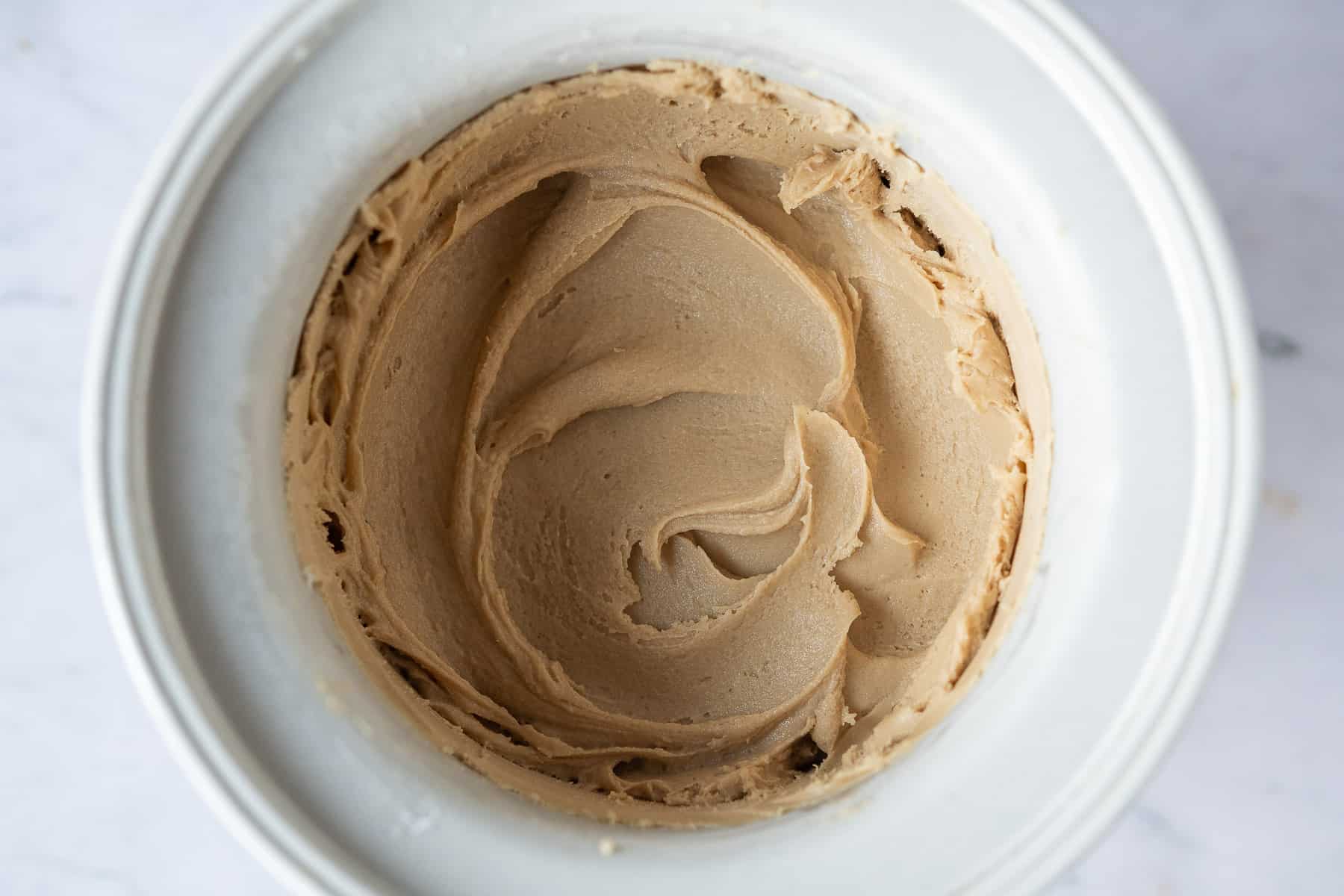 step 3 - churning the ice cream